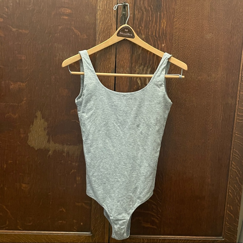 Everlane Body Suit — Size XS, Heather Grey